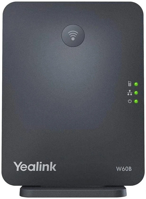ایستگاه پایه تلفن بی سیم Yealink W60B با قابلیت پشتیبانی از 8 خط و کیفیت صدای HD VoIP DECT IP