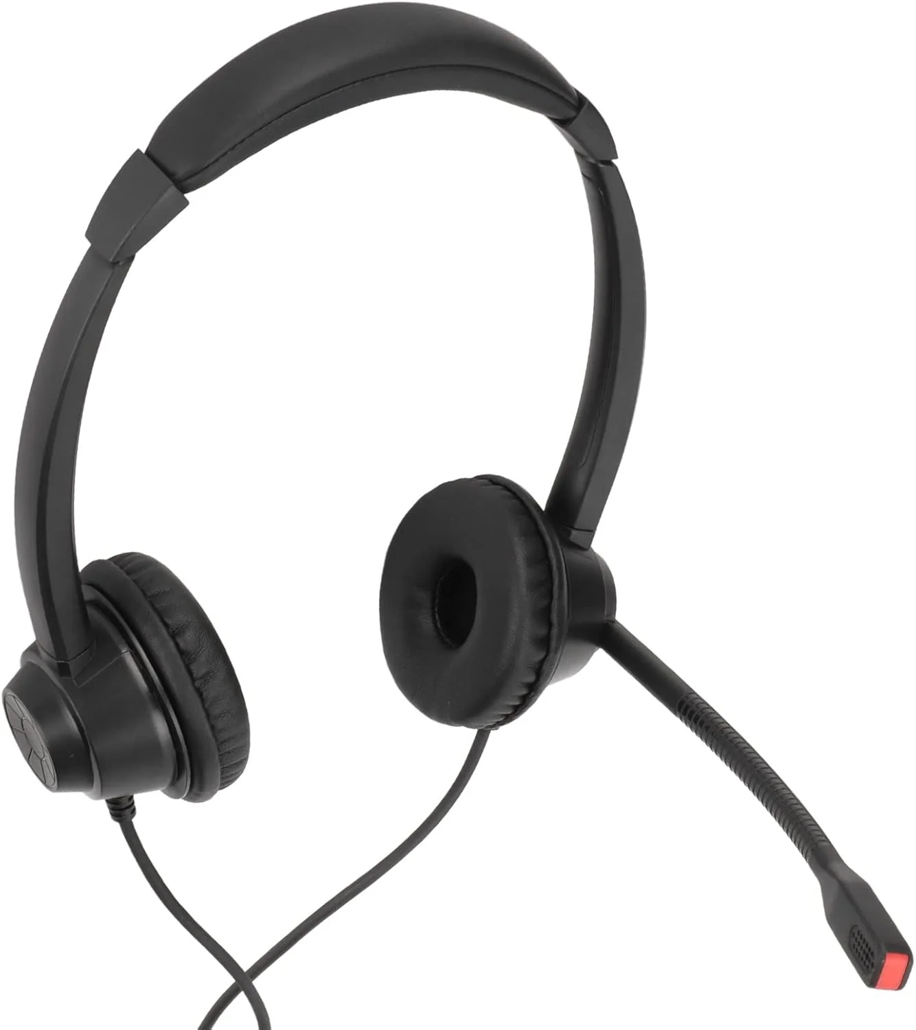 هدست تلفن دو گوشی RJ9، هدست تلفن با کابل بلند و استفاده راحت برای خدمات مشتری و بازاریابی تلفنی