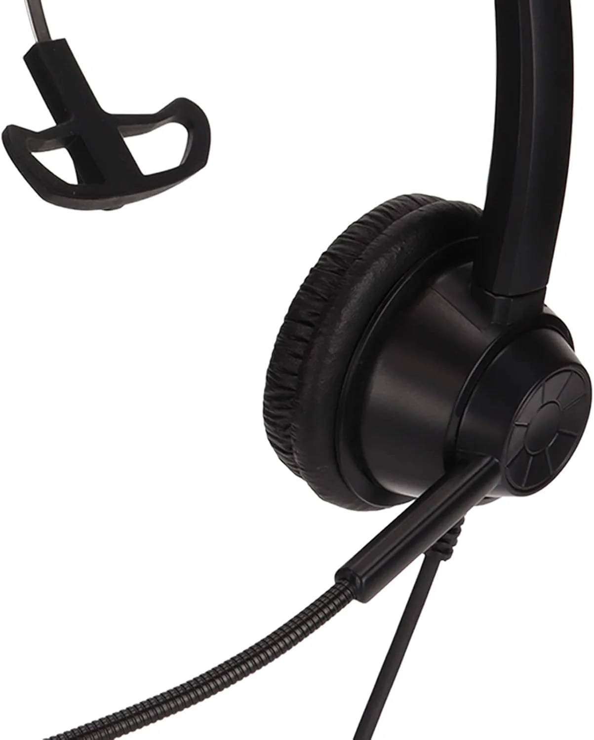 هدست مرکز تماس تجاری، گوشی تلفن با میکروفون و دوشاخه RJ9 با تنظیم توالی شش سرعته، هدفون تک گوش برای دفاتر خانگی، مراکز تماس، بازاریابی تلفنی، بیمه