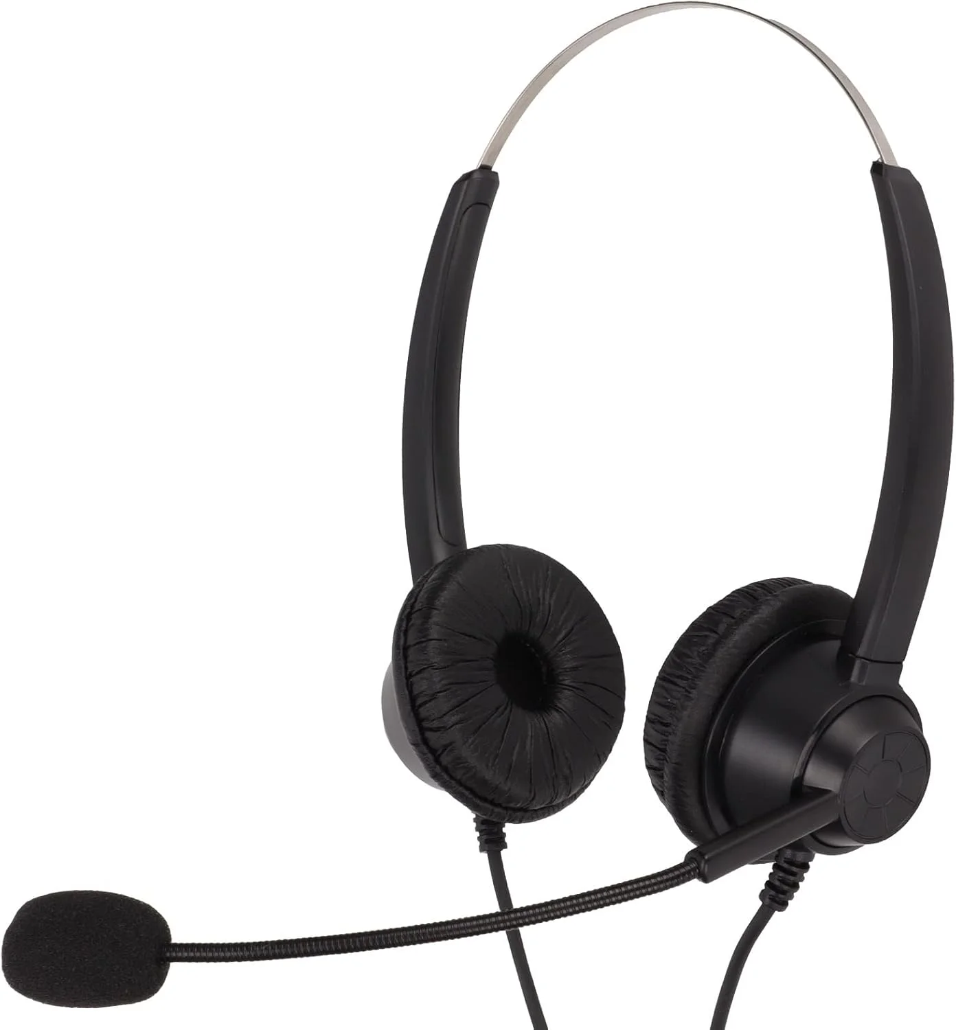 هدست تجاری، هدست دو گوشی تجاری 3.5 میلی متری H360D‑3.5VA با میکروفون و کنترل صدا