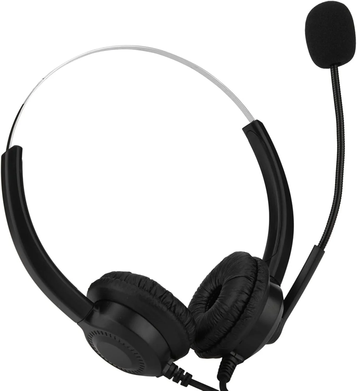 هدست مرکز تماس USB با میکروفون و قابلیت حذف نویز، راحتی در استفاده، عملکرد قطع صدا، سازگاری جهانی برای کامپیوتر و تلفن