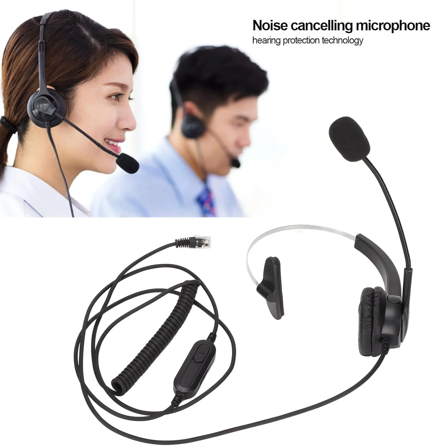 هدست تلفن با قابلیت حذف نویز، هدست تلفن ثابت مناسب برای مراکز تماس هدست تلفن با قابلیت حذف نویز، هدست تلفن ثابت مناسب برای مراکز تماس