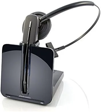 بسته هدست بی سیم VoIP سازگار با Avaya مدل Plantronics CS540 به همراه پاسخ/قطع از راه دور الکترونیکی و هشدار زنگ (EHS) برای تلفن های Avaya: سری 1600 و 9600 تلفن های IP: 1608، 1616، 9601، 9608، 9610، 9611، 9611G