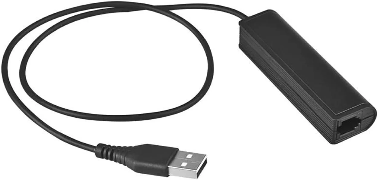 تبدیل کننده USB به RJ9 برای اتصال هدست به کامپیوتر، لپ تاپ، تلفن های ویپ، تلفن های تحت شبکه و نرم افزارهای ارتباطی