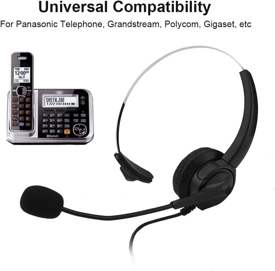 هدست تلفن بیسیم، هدست تلفن 2.5 میلیمتری با قابلیت حذف نویز قابل تنظیم، هدست مرکز تماس، مناسب برای تلفن و سایر تلفنها. هدست تلفن بیسیم، هدست تلفن 2.5 میلیمتری با قابلیت حذف نویز قابل تنظیم، هدست مرکز تماس، مناسب برای تلفن و سایر تلفنها.