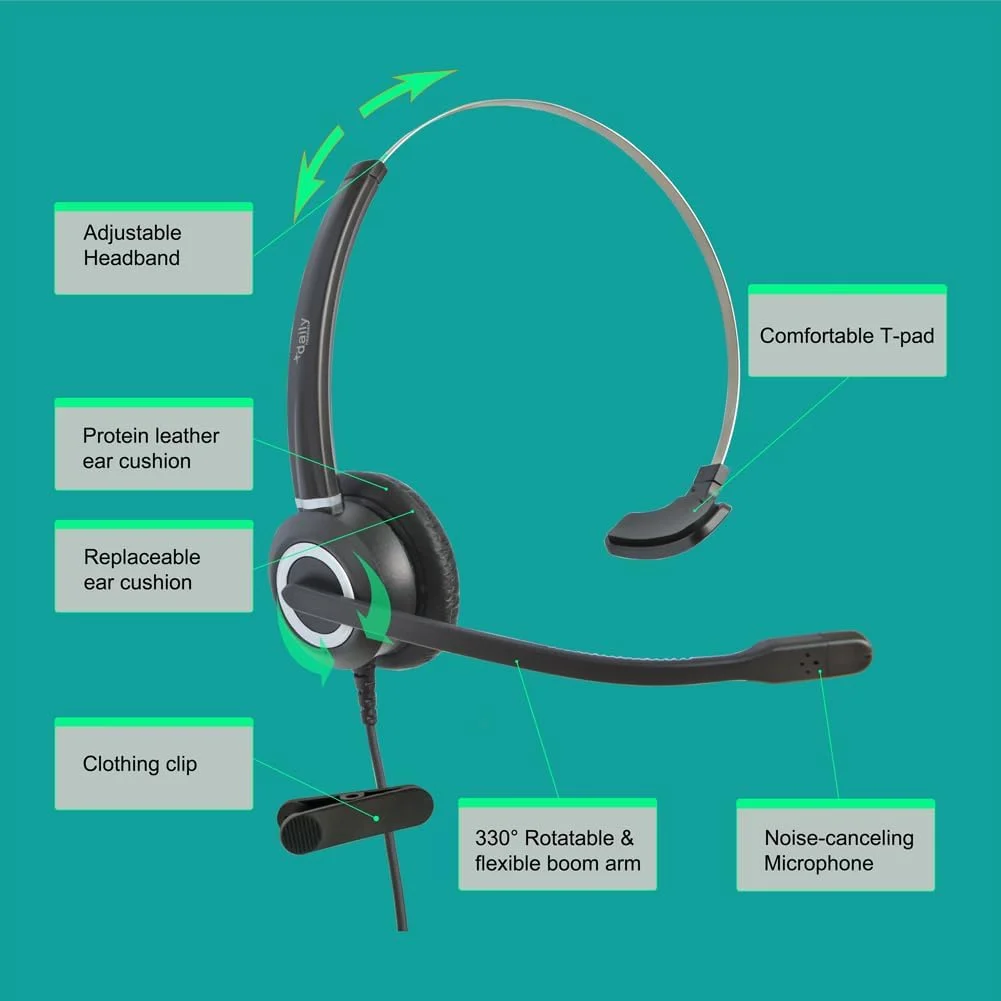 هدست روزانه Avaya HD Voice با آداپتور HIS سازگار با تلفن های IP سری Avaya 1600، 9600، J100، به همراه آداپتور 3.5 میلی متری (تک گوش) هدست روزانه Avaya HD Voice با آداپتور HIS سازگار با تلفن های IP سری Avaya 1600، 9600، J100، به همراه آداپتور 3.5 میلی متری (تک گوش)