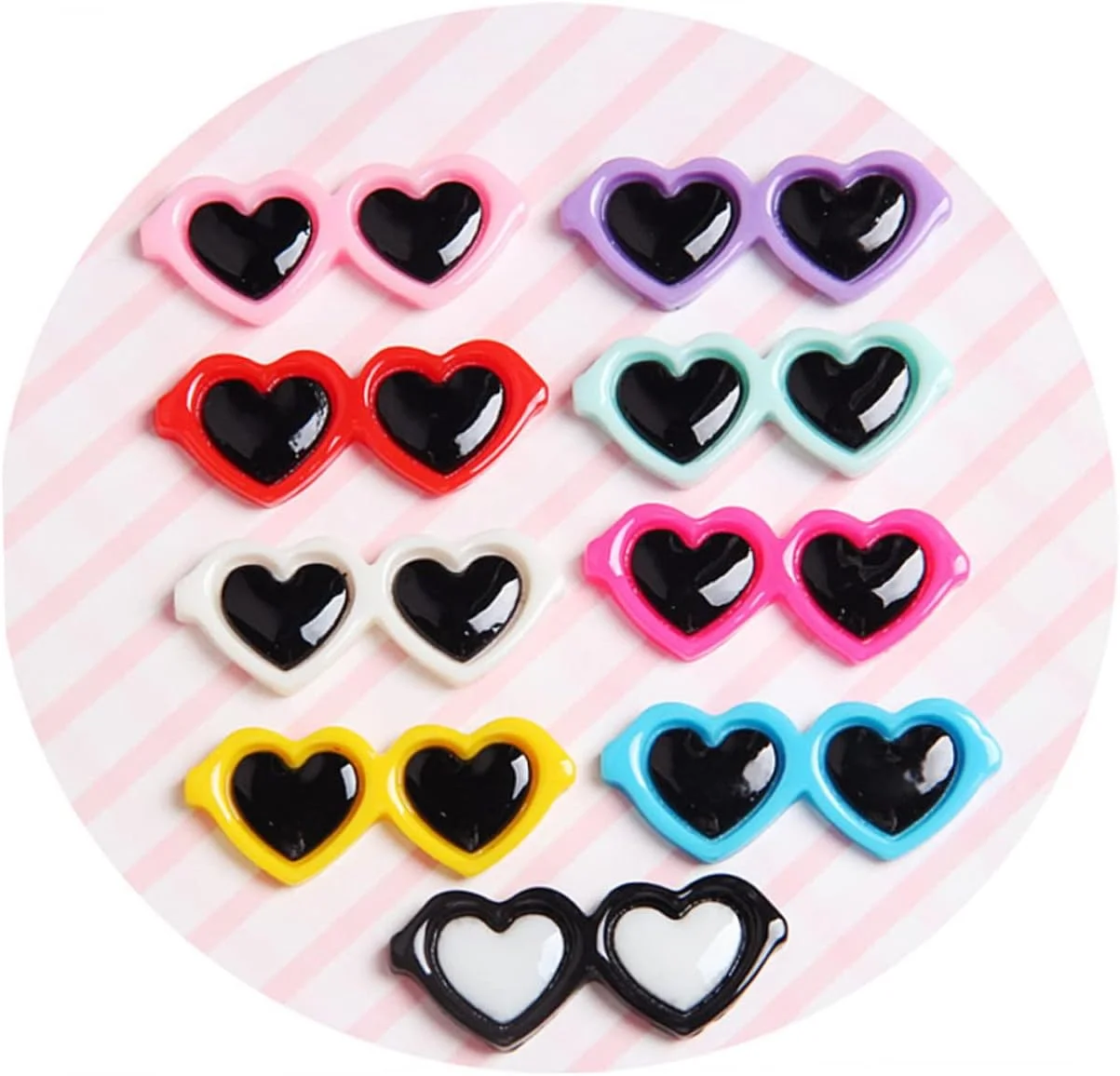 20 عدد آویز تزیینی تخت برای تزیین کیک، لوازم جانبی رزینی قاب گوشی، زیورآلات تخت، آویزهای زیبا، کیت های مینیاتوری جواهرات DIY، تزیینات قاب گوشی موبایل، لوازم جانبی قاب گوشی