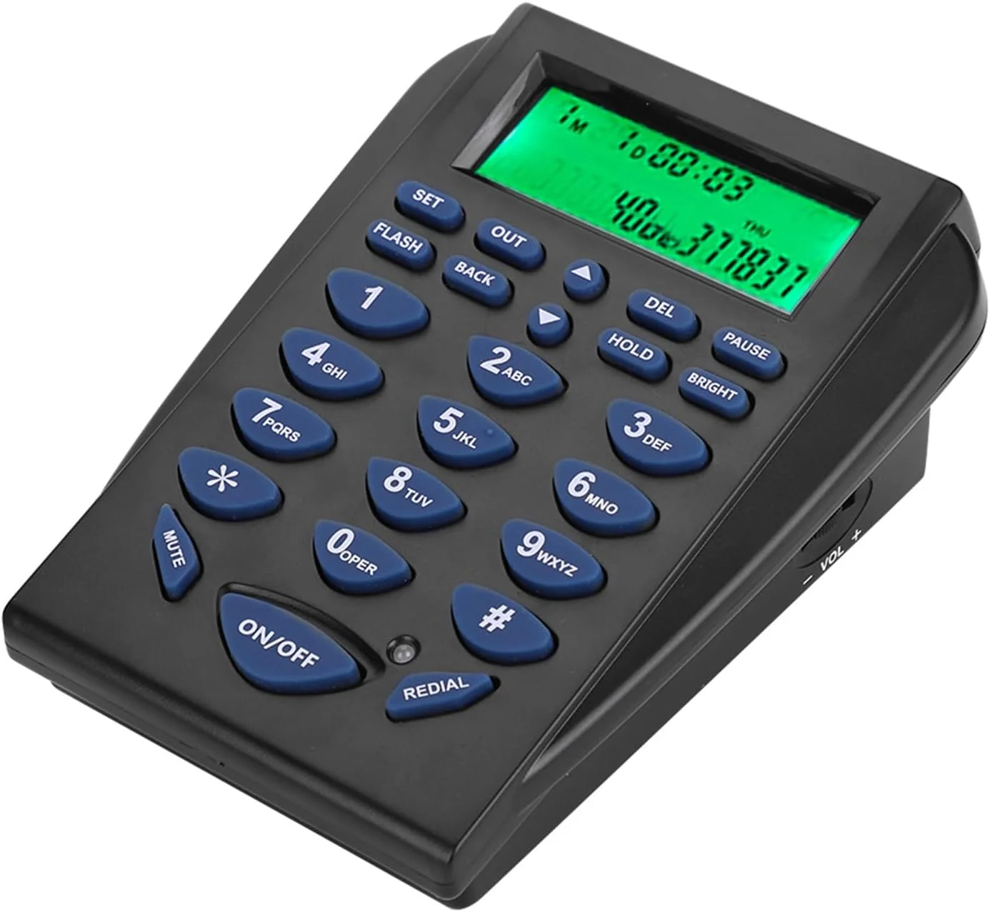 تلفن چند منظوره تجاری Oreilet، تلفن ترافیکی کاربردی با هدست حذف نویز، صفحه شماره گیری و نمایشگر شناسه تماس گیرنده برای مرکز تماس