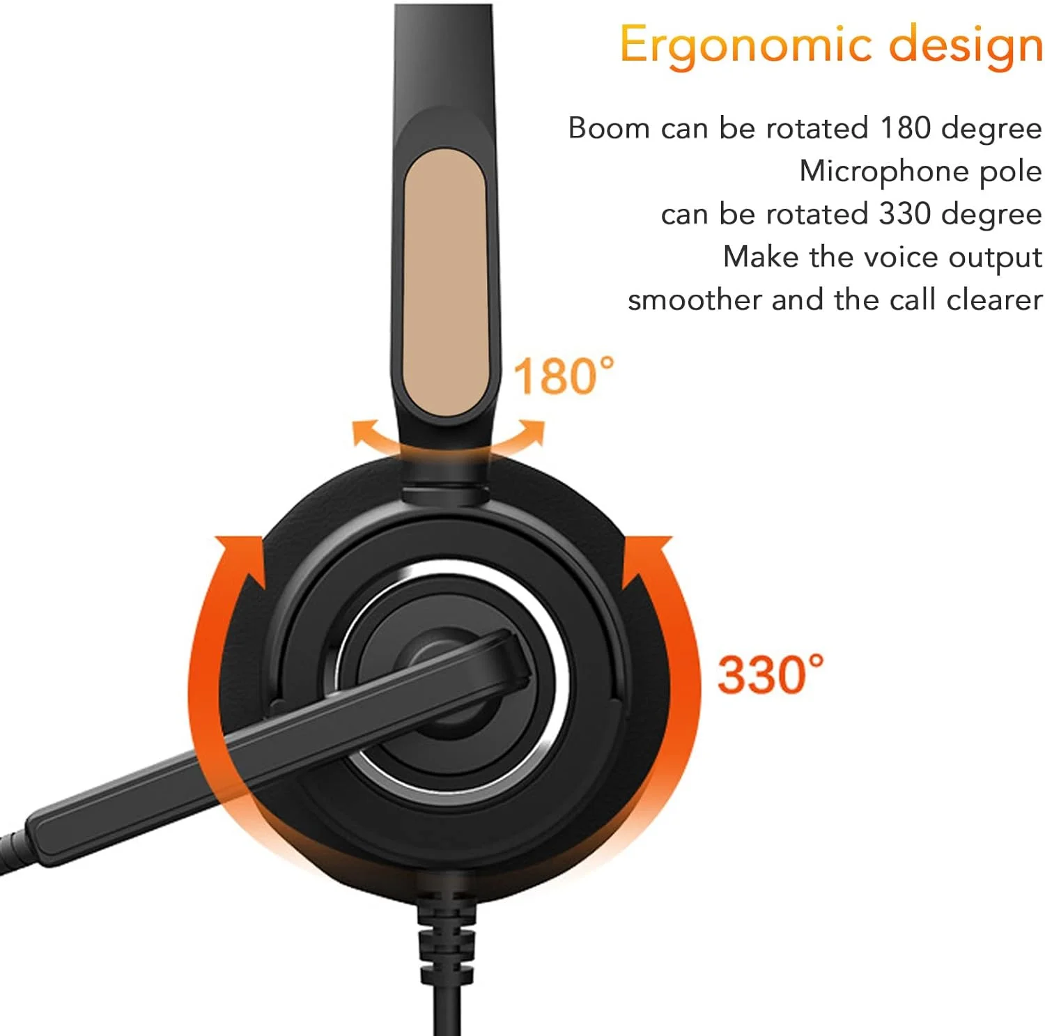 هدست خدمات مشتری Bewinner، هدست تجاری راحت برای هدست خدمات مشتری Bewinner، هدست تجاری راحت برای