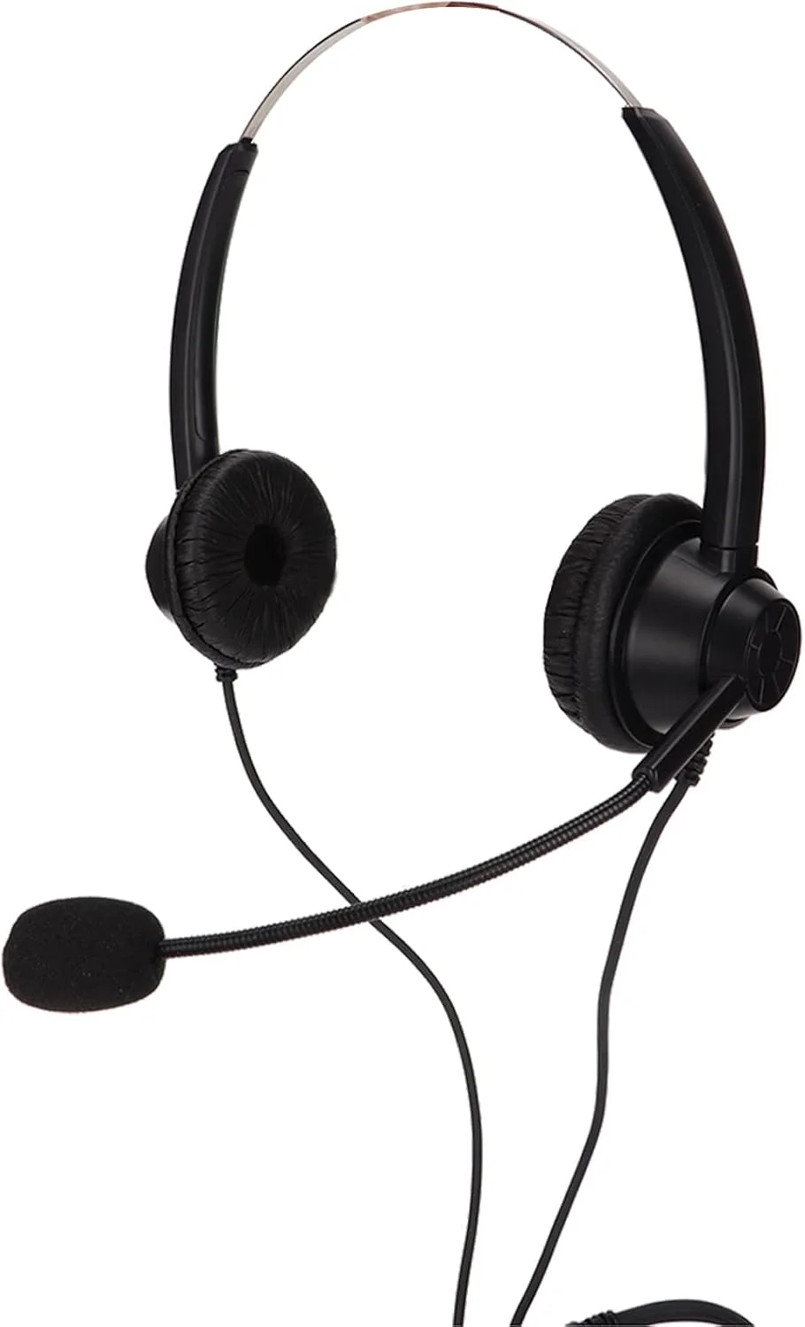 هدست خدمات مشتری VELATEMOR، هدست مرکز تماس با قابلیت حذف نویز، تلفن، با میکروفون، دوشاخه 3.5 میلی متری دوتایی، اتصال آسان، برای کامپیوتر، کسب و کار