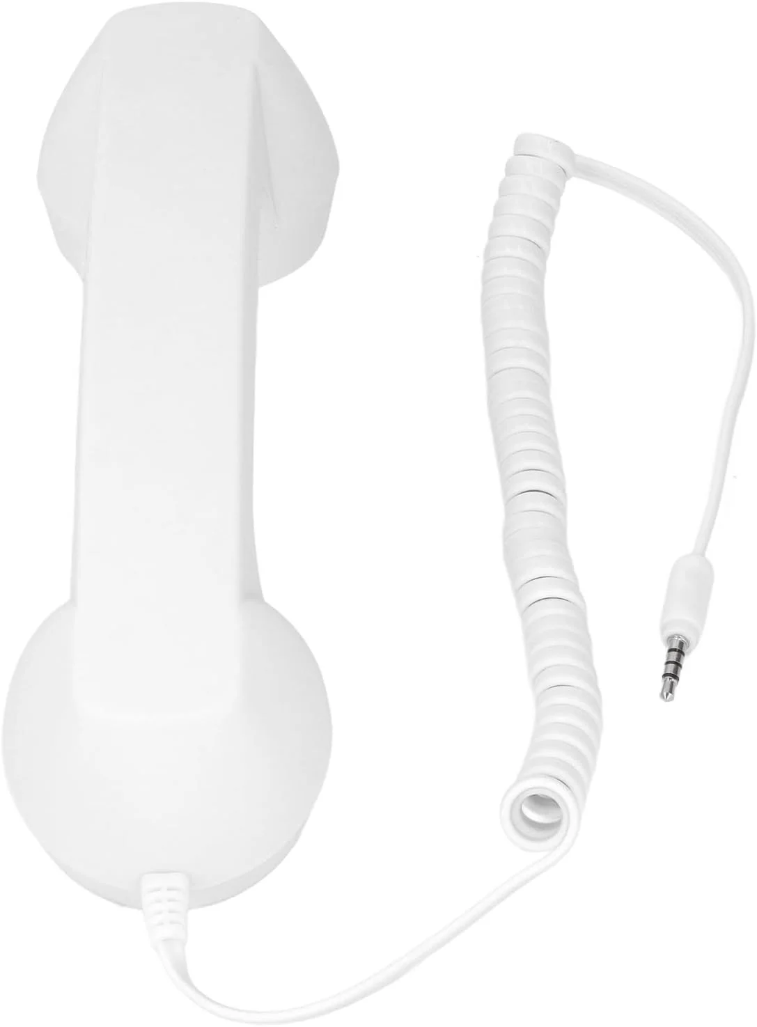 گوشی تلفن همراه بی سیم با صدای شفاف Tnfeeon، گوشی تلفن چند منظوره رترو برای خانه و محل کار (سفید)