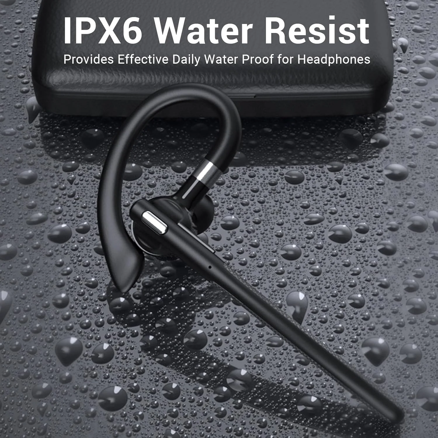 هدست، هندزفری بیسیم با ترجمه هوش مصنوعی 144 زبان، میکروفون دوگانه ENC با حذف نویز، 6 ساعت مکالمه، جعبه شارژ 500 میلی آمپر ساعتی برای رانندگان تجاری هدست، هندزفری بیسیم با ترجمه هوش مصنوعی 144 زبان، میکروفون دوگانه ENC با حذف نویز، 6 ساعت مکالمه، جعبه شارژ 500 میلی آمپر ساعتی برای رانندگان تجاری