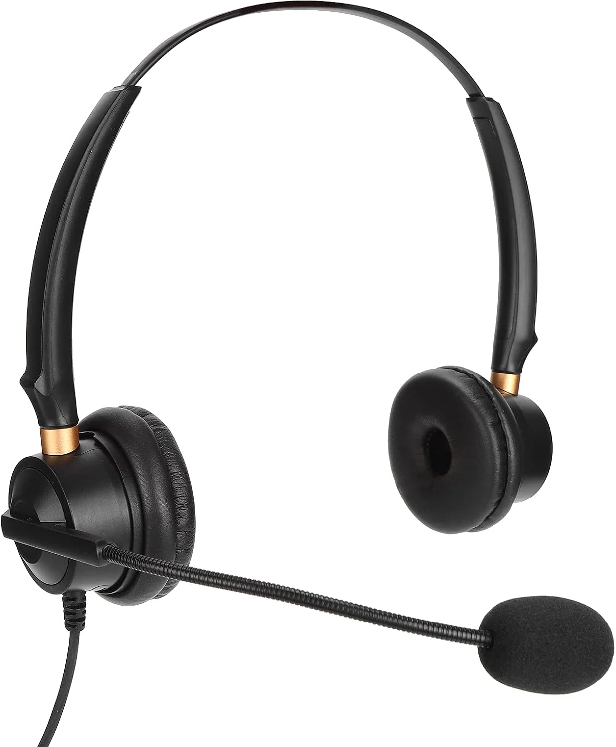 هدست تلفن 2.5 میلیمتری، هدست خدمات مشتری 2.5 میلیمتری با قابلیت تنظیم صدا و بیصدا کردن میکروفون برای تلفن ثابت یا تلفن بیسیم دکت هدست تلفن 2.5 میلیمتری، هدست خدمات مشتری 2.5 میلیمتری با قابلیت تنظیم صدا و بیصدا کردن میکروفون برای تلفن ثابت یا تلفن بیسیم دکت