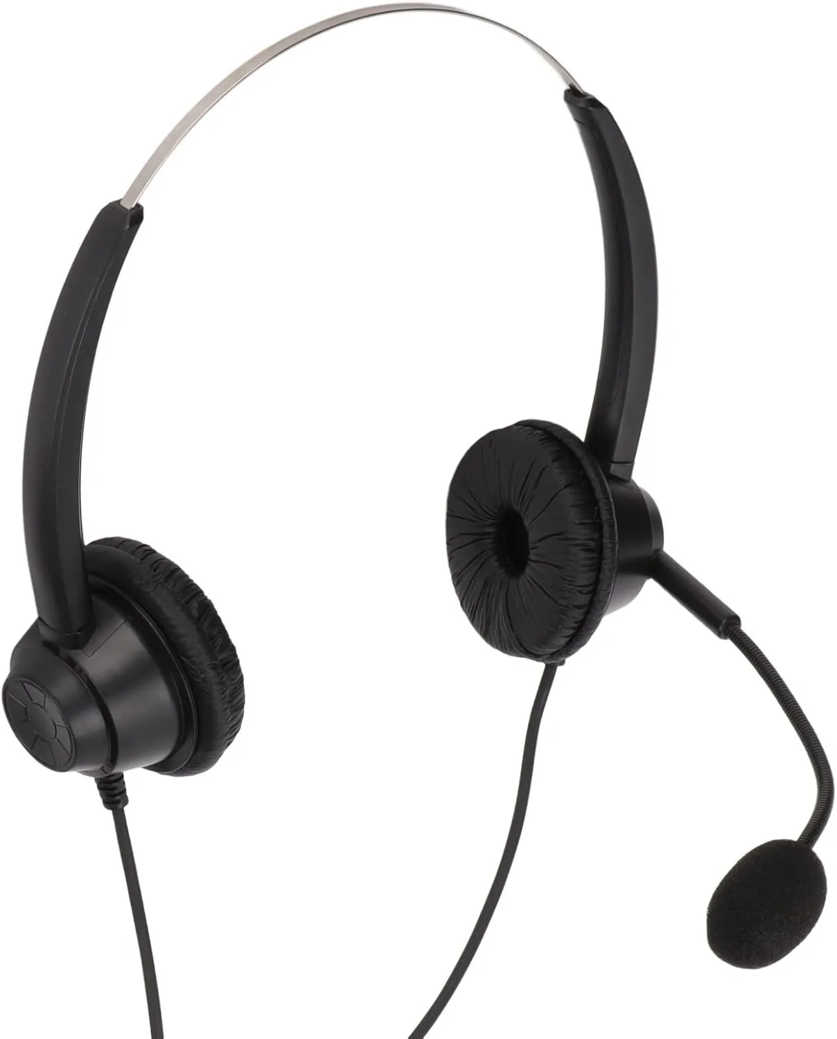 هدست تلفن Elprico، هدفون 3.5 میلی متری با سر صاف، هدست حذف نویز برای خدمات مشتری، با میکروفون برای تلفن های VoIP، مرکز تماس هدست تلفن Elprico، هدفون 3.5 میلی متری با سر صاف، هدست حذف نویز برای خدمات مشتری، با میکروفون برای تلفن های VoIP، مرکز تماس