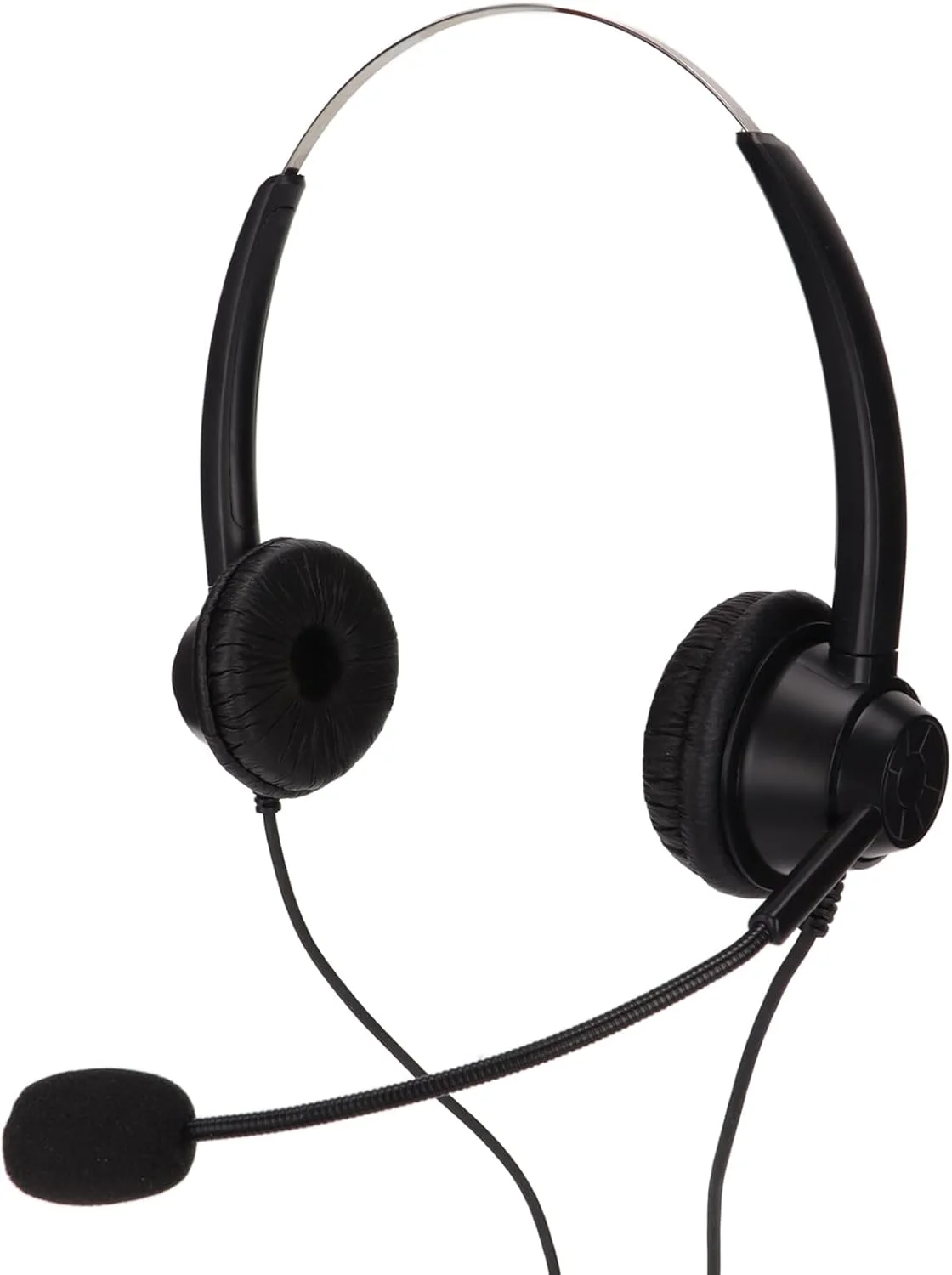 هدست تجاری، هدست سیمی USB، 3.5 میلی‌متری USB با قابلیت تنظیم صدا و قطع صدای میکروفون و صدا