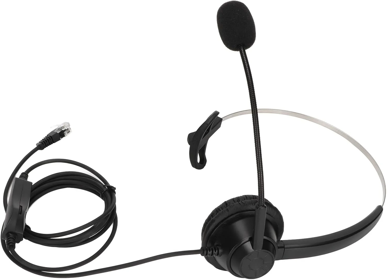 هدست تلفن Elprico، هدست تجاری با کانکتور RJ9 با میکروفون HD برای دوره آنلاین خدمات مشتری مرکز تماس