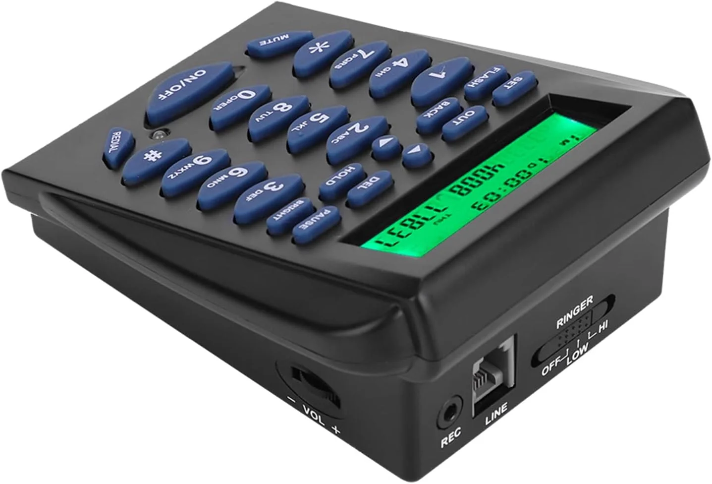 Keenso پد شمارهگیری تلفن چند منظوره تجاری راحت و کاربردی هدست تلفن ترافیکی مرکز تماس Keenso پد شمارهگیری تلفن چند منظوره تجاری راحت و کاربردی هدست تلفن ترافیکی مرکز تماس