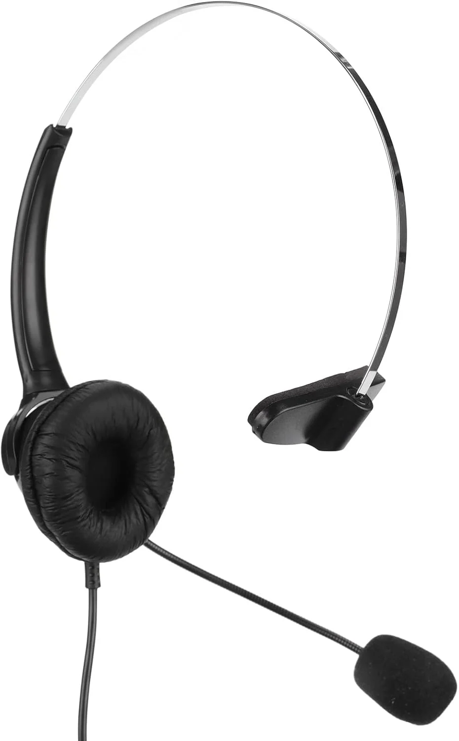 هدست تلفن Eujgoov، گوشی تلفن با بلندگوی 150 اهم، حذف نویز، سبک وزن با پورت های RJ9 برای منزل و مرکز تماس هدست تلفن Eujgoov، گوشی تلفن با بلندگوی 150 اهم، حذف نویز، سبک وزن با پورت های RJ9 برای منزل و مرکز تماس