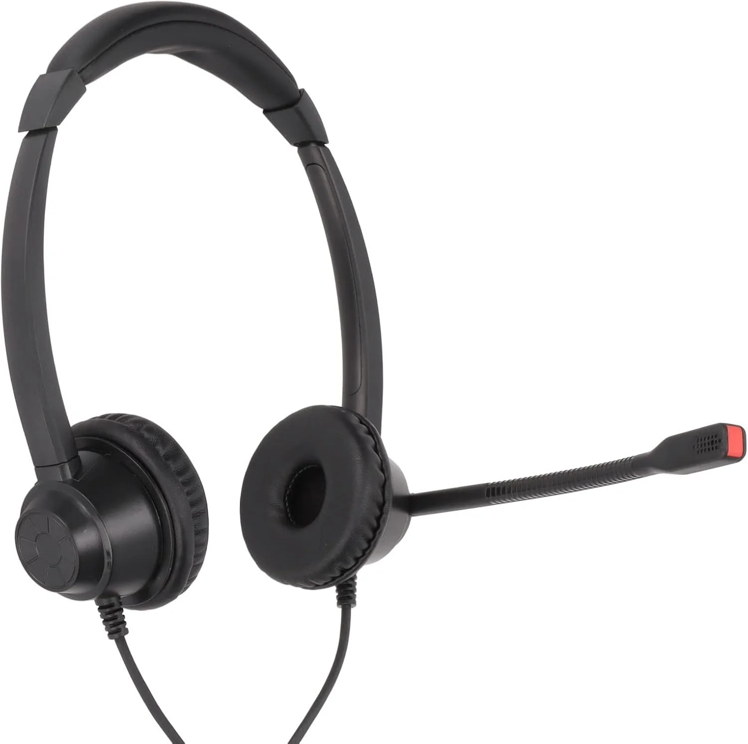 هدست تلفن 2.5 میلی‌متری CHICIRIS، هدست تجاری سیمی 2.5 میلی‌متری با میکروفون HD و کنترل صدا برای بازاریابی تلفنی مراکز تماس