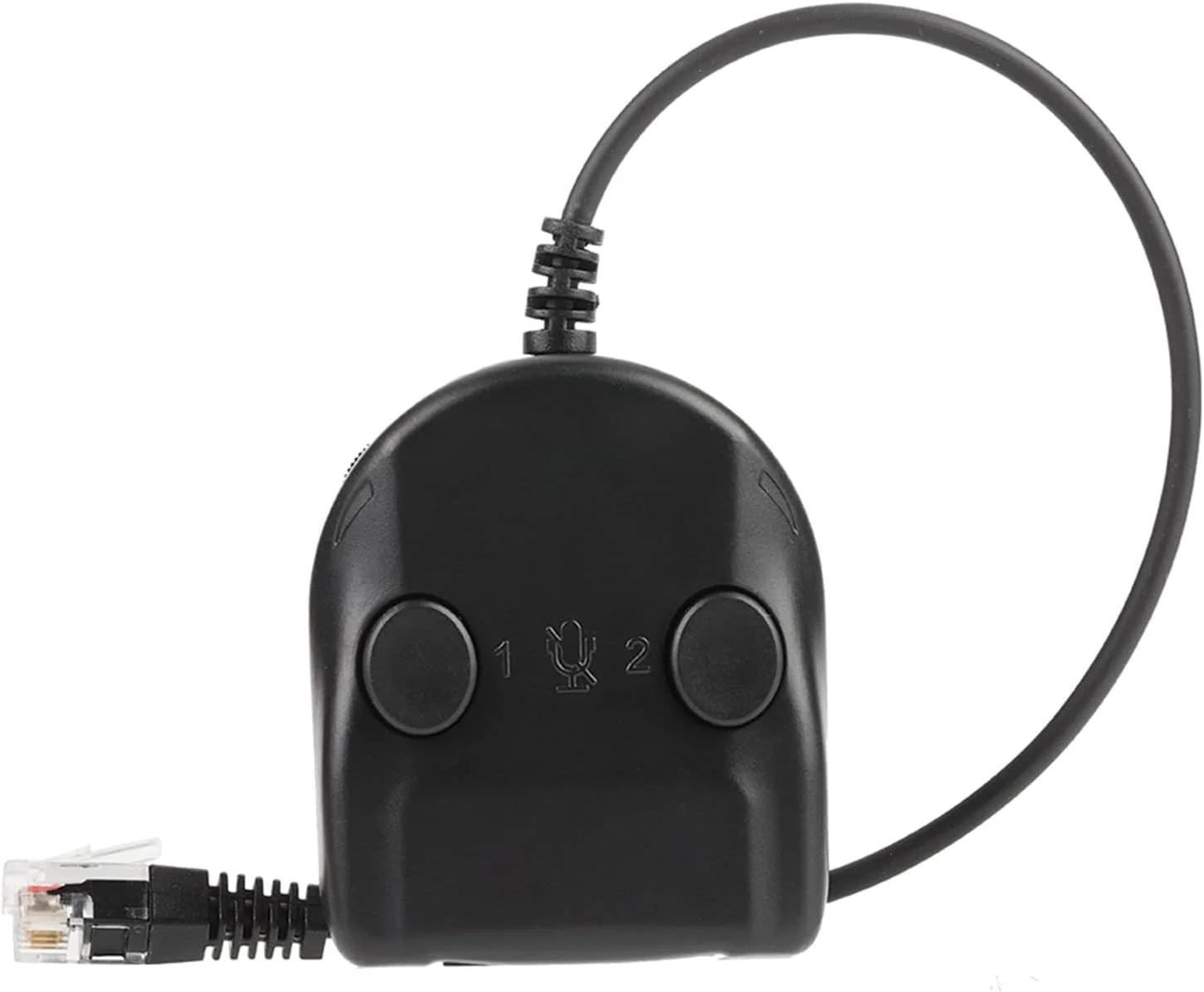 جعبه تقسیم هدست هوشمند صوتی بسته Cryfokt با سوئیچ قطع صدا برای مراکز تماس، طراحی جمع و جور