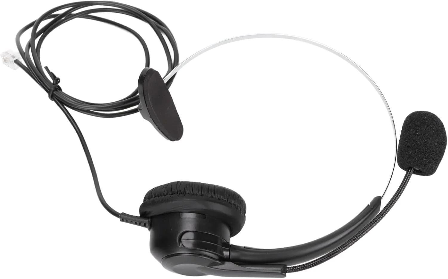 هدست تلفن Fafeicy، گوشی تلفن با سازگاری گسترده، میکروفون انعطاف پذیر 330 درجه با اتصالات RJ9 برای کار ثابت هدست تلفن Fafeicy، گوشی تلفن با سازگاری گسترده، میکروفون انعطاف پذیر 330 درجه با اتصالات RJ9 برای کار ثابت