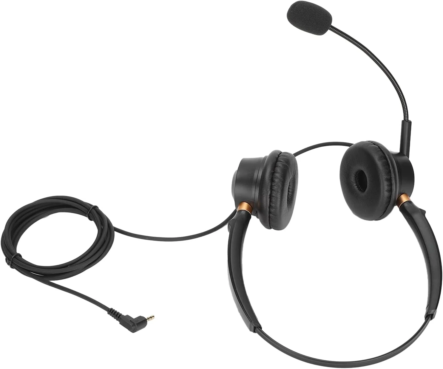 هدست مرکز تماس با میکروفون، هدست تلفن مرکز تماس با قابلیت حذف نویز، دو گوشی، مناسب خدمات مشتریان و کار از راه دور