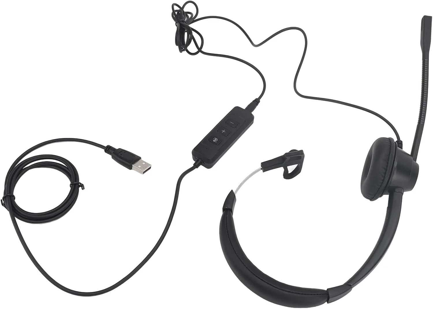 هدست تلفن، میکروفون HD، طراحی سبک وزن، تماس های واضح، حذف نویز، تنظیم میزان صدای بلندگو، عملکرد قطع صدا، کابل بلند، برای رایانه شخصی، لپ تاپ، تلفن، تبلت، خانه