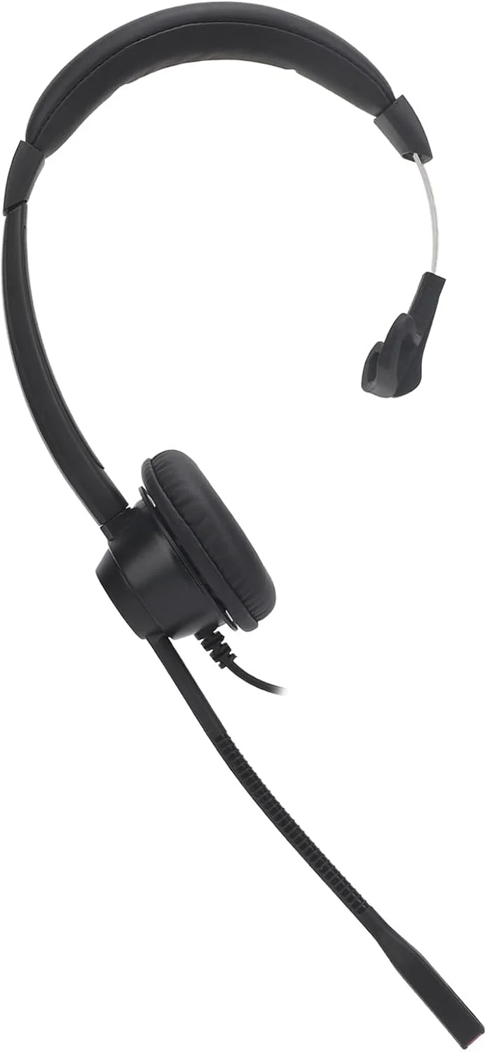 هدست تلفن، میکروفون HD، طراحی سبک وزن، تماس های واضح، حذف نویز، تنظیم میزان صدای بلندگو، عملکرد قطع صدا، کابل بلند، برای رایانه شخصی، لپ تاپ، تلفن، تبلت، خانه