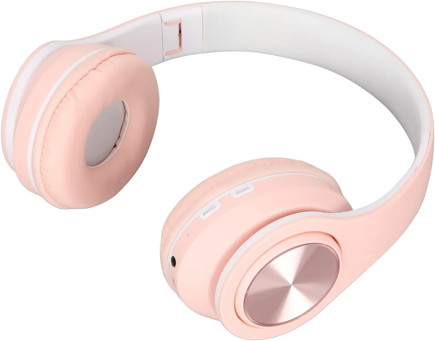 هدفون بی سیم تاشو با قابلیت حذف نویز و نور رنگی مناسب موبایل و لپ تاپ - شیک و راحت - سازگار با تلفن های همراه و لپ تاپ، 400 میلی آمپر ساعت