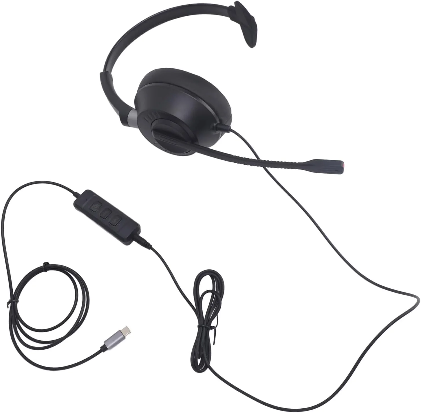 هدست میکروفون HD، رابط USB C، رابط 3.5 میلی متری، تک گوش، کنترل صدا، هدبند انعطاف پذیر، سبک وزن، برای کامپیوتر، لپ تاپ، تلفن همراه، تبلت هدست میکروفون HD، رابط USB C، رابط 3.5 میلی متری، تک گوش، کنترل صدا، هدبند انعطاف پذیر، سبک وزن، برای کامپیوتر، لپ تاپ، تلفن همراه، تبلت