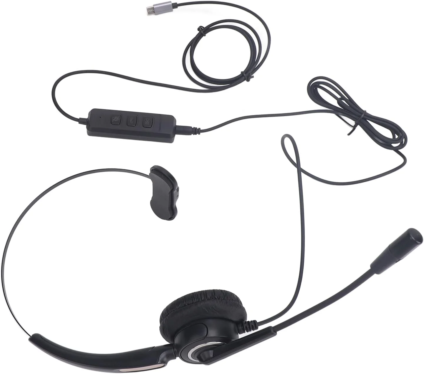 هدفون تلفن با کیفیت بالا Tihebeyan با آداپتور USB برای کارمندان دورکاری و مراکز تماس مشکی هدفون تلفن با کیفیت بالا Tihebeyan با آداپتور USB برای کارمندان دورکاری و مراکز تماس مشکی