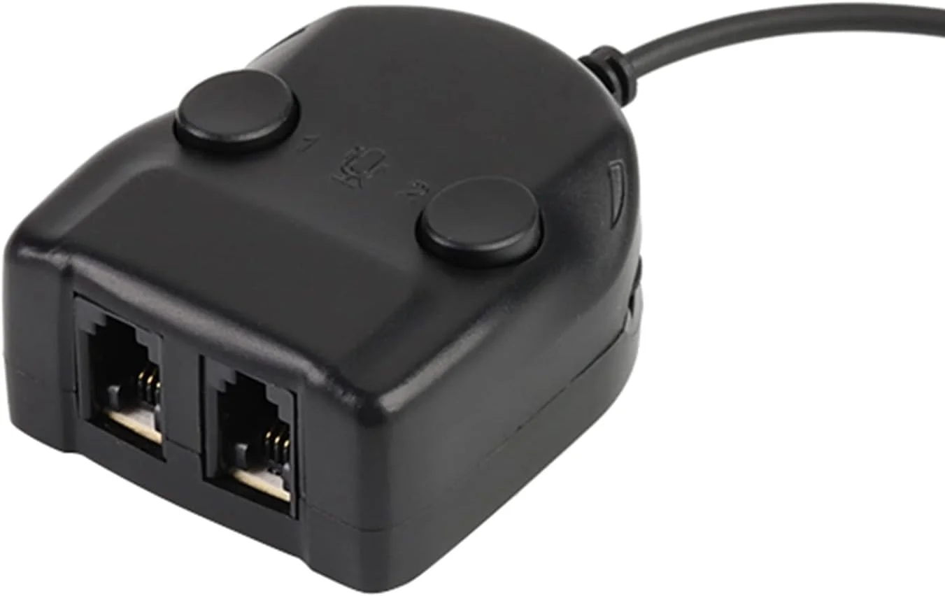 اسپلیتر آداپتور هدست تلفن کریفوکت با کنترل صدا برای آموزش مراکز تماس، ایده آل برای آموزش بازاریابی مراکز تماس، جنس ABS اسپلیتر آداپتور هدست تلفن کریفوکت با کنترل صدا برای آموزش مراکز تماس، ایده آل برای آموزش بازاریابی مراکز تماس، جنس ABS