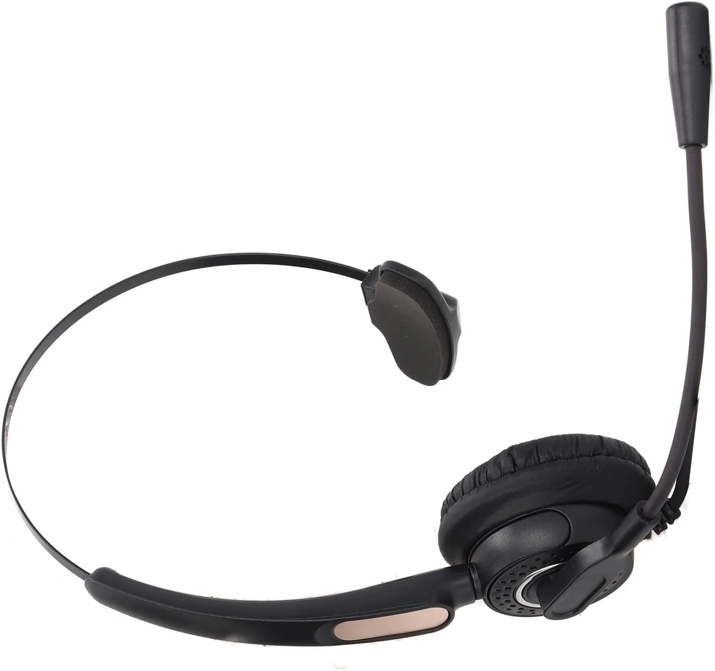 هدفون تلفن سیمی RJ9 Tihebeyan با میکروفون خم شو، هدست تک گوش برای خدمات مشتریان [تماس های واضح] [هدبند قابل تنظیم]