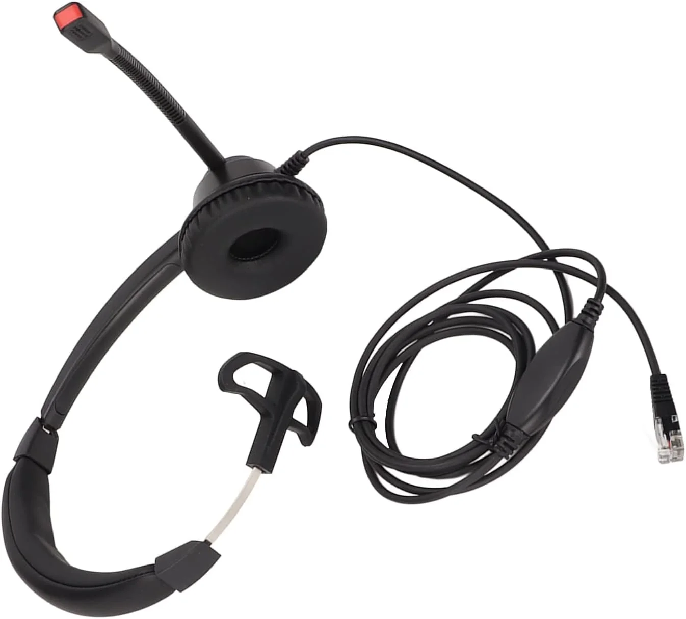 هدفون تک گوش راحت با قابلیت اتصال آسان و تنظیم صدا برای دفاتر