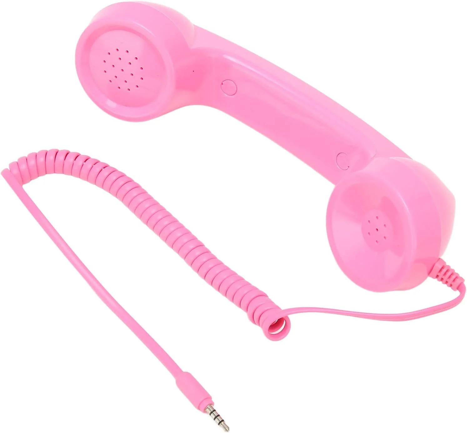 گوشی تلفن رترو Eacam، مقاوم در برابر تشعشع تلفن همراه، دارای میکروفون، سازگار با تمام تلفن های هوشمند و کامپیوترها (صورتی) گوشی تلفن رترو Eacam، مقاوم در برابر تشعشع تلفن همراه، دارای میکروفون، سازگار با تمام تلفن های هوشمند و کامپیوترها (صورتی)