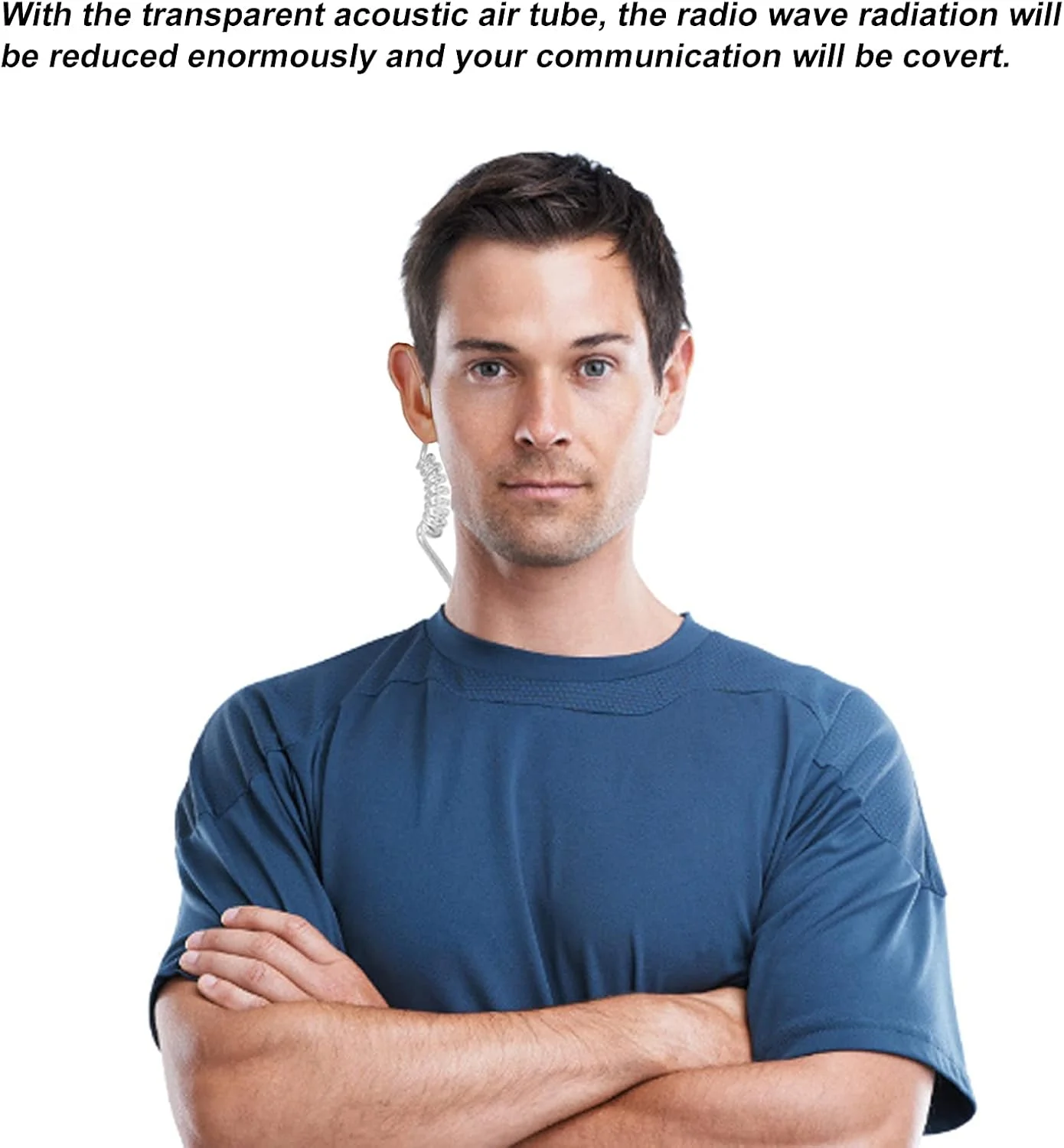 هندزفری واکی تاکی 2.5 میلی متری تک پین با لوله صوتی مخفی و میکروفون PTT سازگار با رادیوهای دو طرفه هندزفری واکی تاکی 2.5 میلی متری تک پین با لوله صوتی مخفی و میکروفون PTT سازگار با رادیوهای دو طرفه