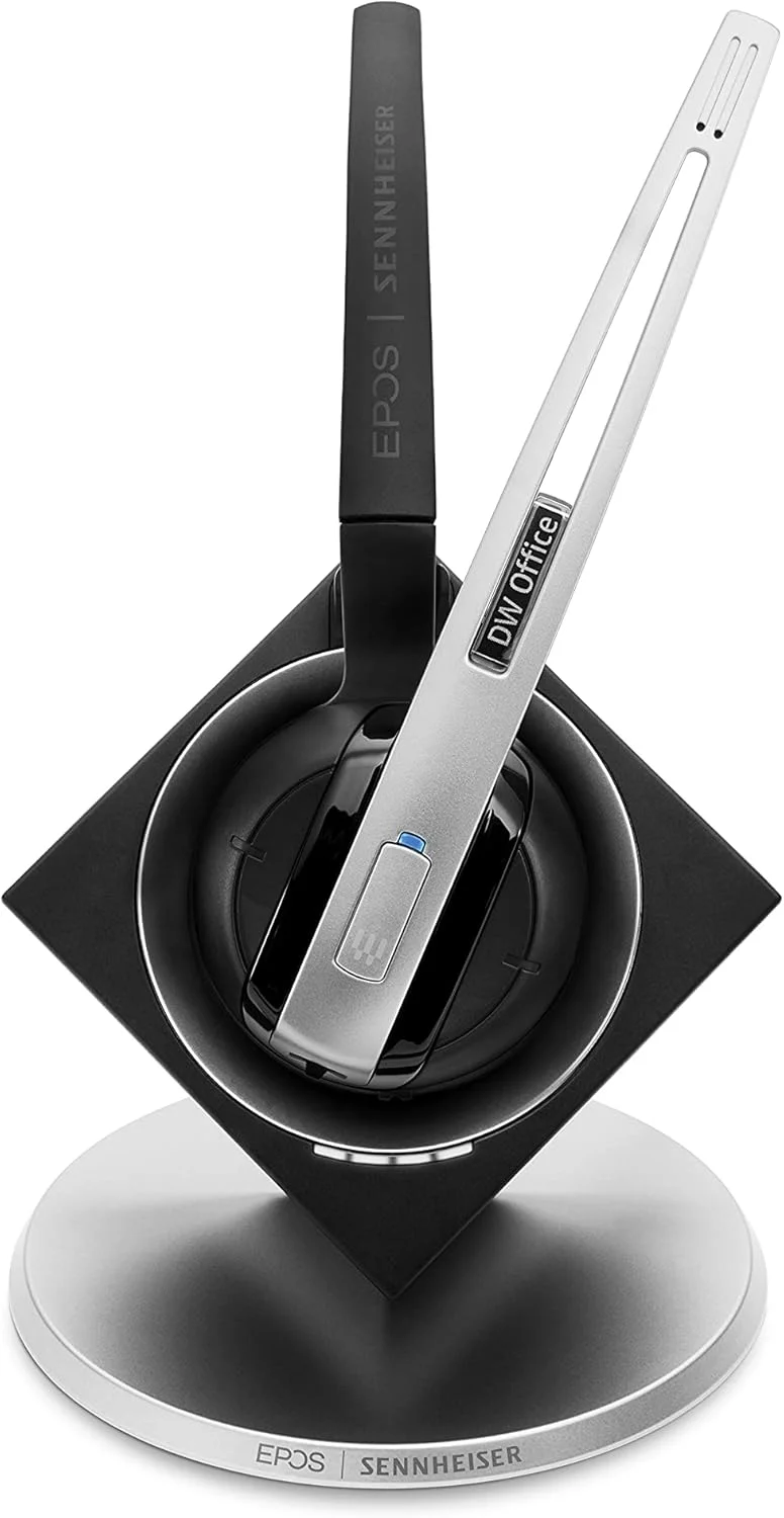 هدست بی سیم EPOS I SENNHEISER DW Office 10 ML - مناسب مراکز تماس و دفاتر - هدست - تبدیل پذیر - DECT CAT-iq - بی سیم