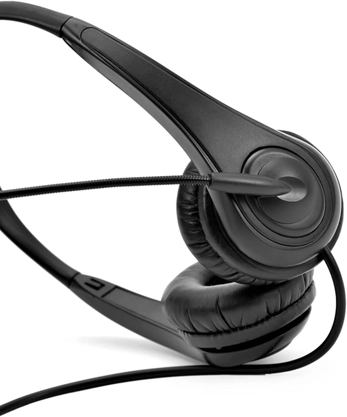 هدست مرکز تماس Fawoonu با میکروفون، هدفون دو طرفه USB سیمی با میکروفون قابل تنظیم، دکمه کنترل صدا و قطع صدا برای کامپیوتر رومیزی اداری، لپ تاپ هدست مرکز تماس Fawoonu با میکروفون، هدفون دو طرفه USB سیمی با میکروفون قابل تنظیم، دکمه کنترل صدا و قطع صدا برای کامپیوتر رومیزی اداری، لپ تاپ