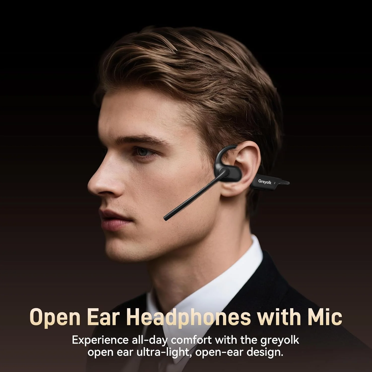 هدست بلوتوث با میکروفون، هدفون گوش باز با میکروفون، اتصال دوگانه بلوتوث 5.4 با میکروفون حذف نویز هوش مصنوعی و عملکرد قطع صدا، هدست بی سیم برای کار، ورزش، رانندگی هدست بلوتوث با میکروفون، هدفون گوش باز با میکروفون، اتصال دوگانه بلوتوث 5.4 با میکروفون حذف نویز هوش مصنوعی و عملکرد قطع صدا، هدست بی سیم برای کار، ورزش، رانندگی