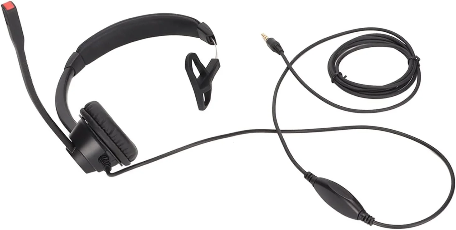 هدفون خدمات مشتری، هدست تلفن یک طرفه با کاهش نویز برای دفتر و بازاریابی تلفنی هدفون خدمات مشتری، هدست تلفن یک طرفه با کاهش نویز برای دفتر و بازاریابی تلفنی