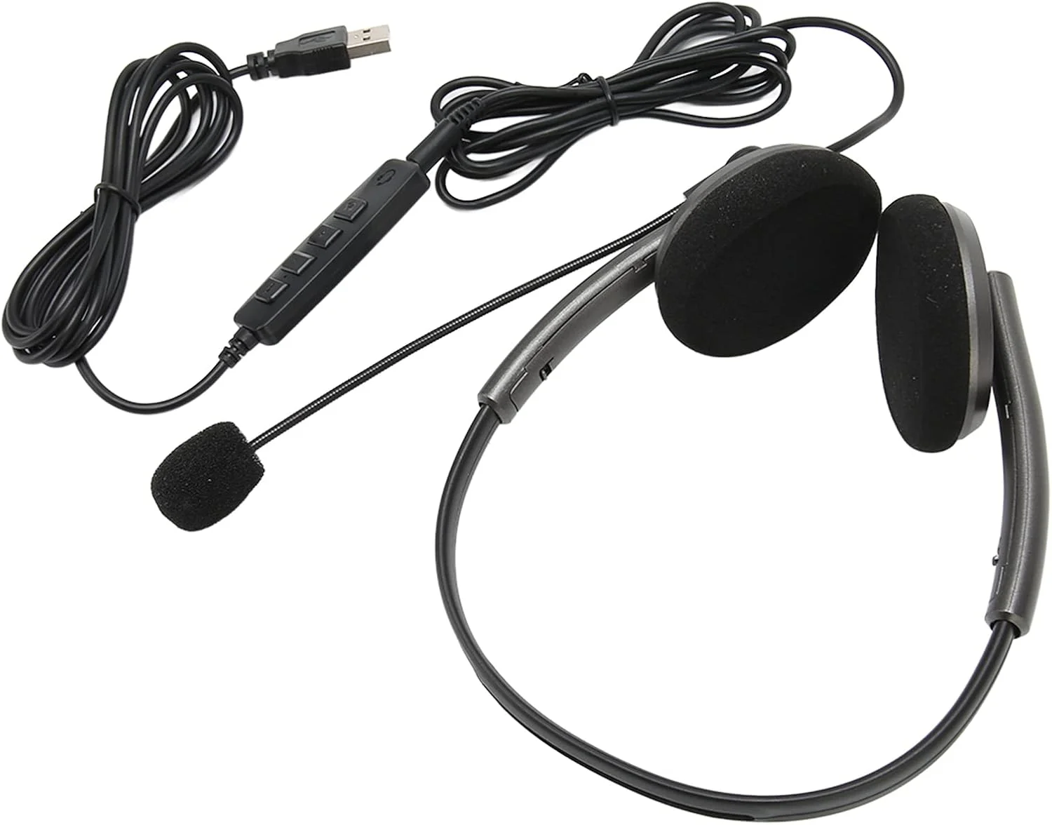 هدست مرکز تماس، هدفون تجاری با قابلیت حذف نویز، هدست ارتباط صوتی HD با میکروفون چرخشی، جمع شونده برای خدمات مشتری، ABS راحت (USB) هدست مرکز تماس، هدفون تجاری با قابلیت حذف نویز، هدست ارتباط صوتی HD با میکروفون چرخشی، جمع شونده برای خدمات مشتری، ABS راحت (USB)