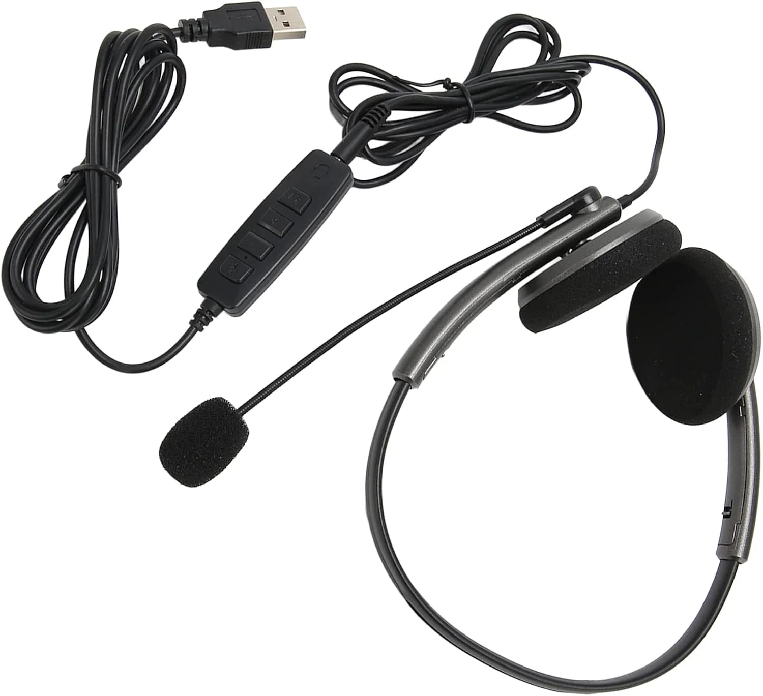 هدست مرکز تماس، هدفون تجاری با قابلیت حذف نویز، هدست ارتباط صوتی HD با میکروفون چرخشی، جمع شونده برای خدمات مشتری، ABS راحت (USB) هدست مرکز تماس، هدفون تجاری با قابلیت حذف نویز، هدست ارتباط صوتی HD با میکروفون چرخشی، جمع شونده برای خدمات مشتری، ABS راحت (USB)