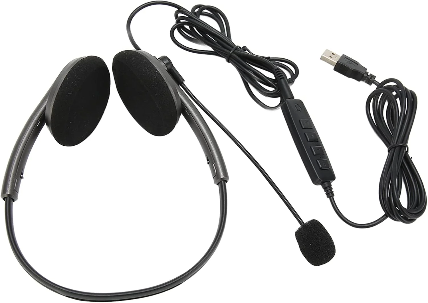 هدست مرکز تماس، هدفون تجاری با قابلیت حذف نویز، هدست ارتباط صوتی HD با میکروفون چرخشی، جمع شونده برای خدمات مشتری، ABS راحت (USB) هدست مرکز تماس، هدفون تجاری با قابلیت حذف نویز، هدست ارتباط صوتی HD با میکروفون چرخشی، جمع شونده برای خدمات مشتری، ABS راحت (USB)