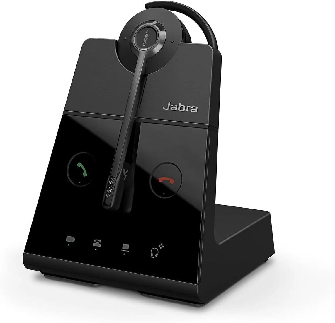 هدست بی سیم Jabra Engage 65 SE (ویرایش دوم)، تبدیل شونده - هدست تلفن با عملکرد بی سیم پیشرو در صنعت، میکروفون پیشرفته حذف نویز، عمر باتری تمام روز - مشکی