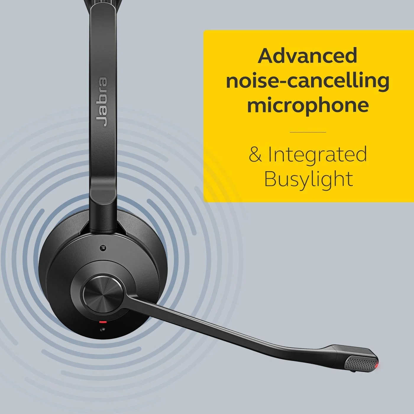 هدست بی‌سیم دو گوشی Jabra Engage 75 SE (ویرایش دوم) - هدست تلفن با عملکرد بی‌سیم پیشرو در صنعت، میکروفون پیشرفته حذف نویز، عمر باتری تمام روز - مشکی