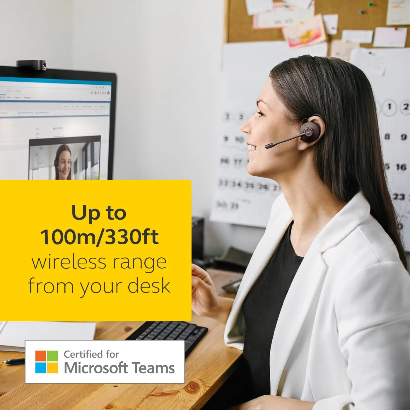 هدست بی سیم Jabra Engage 65 SE (ویرایش دوم)، تبدیل شونده - هدست تلفن با عملکرد بی سیم پیشرو در صنعت، میکروفون پیشرفته حذف نویز، عمر باتری تمام روز - مشکی هدست بی سیم Jabra Engage 65 SE (ویرایش دوم)، تبدیل شونده - هدست تلفن با عملکرد بی سیم پیشرو در صنعت، میکروفون پیشرفته حذف نویز، عمر باتری تمام روز - مشکی