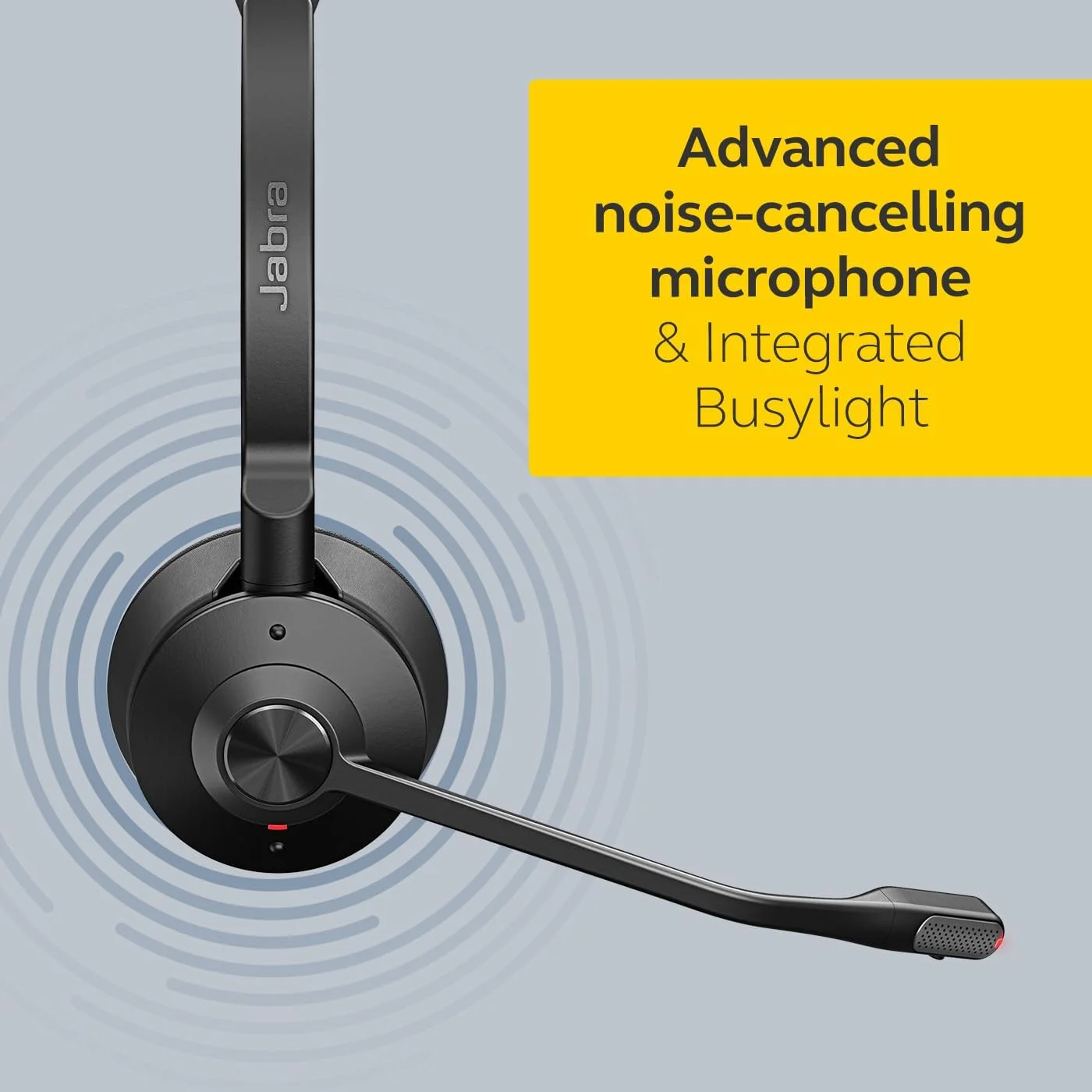 هدست بی سیم دو گوشی Jabra Engage 65 SE (نسخه دوم) - هدست تلفن با عملکرد بی سیم پیشرو در صنعت، میکروفون پیشرفته حذف نویز، عمر باتری تمام روز - مشکی