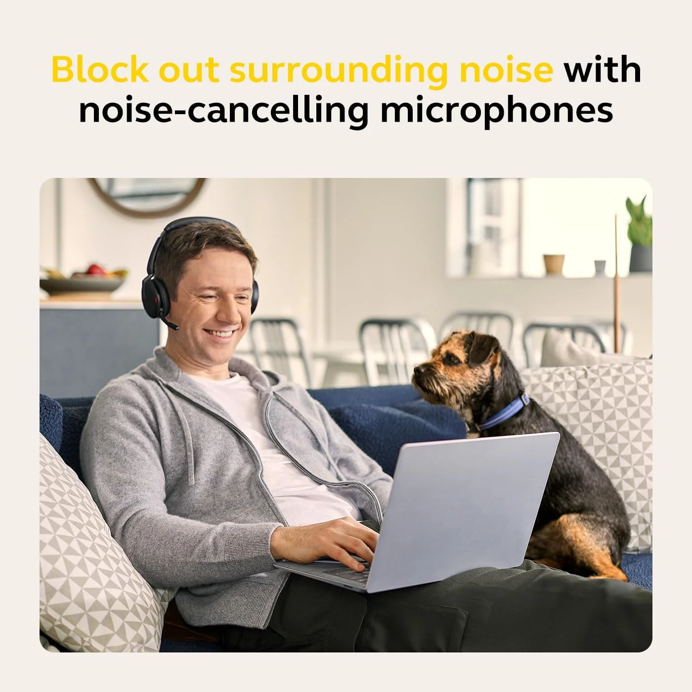 هدست استریو جبرا Evolve2 65 Flex - با بلوتوث، پد شارژ بیسیم، فناوری حذف نویز Jabra ClearVoice و ANC هیبریدی - سازگار با تمام پلتفرمهای UC پیشرو - مشکی هدست استریو جبرا Evolve2 65 Flex - با بلوتوث، پد شارژ بیسیم، فناوری حذف نویز Jabra ClearVoice و ANC هیبریدی - سازگار با تمام پلتفرمهای UC پیشرو - مشکی