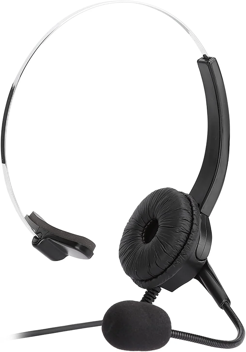 هدست مرکز تماس Jectse با میکروفون، گوشی تک گوش حذف نویز، با رابط 3.5 میلی متری برای تلفن رومیزی هدست مرکز تماس Jectse با میکروفون، گوشی تک گوش حذف نویز، با رابط 3.5 میلی متری برای تلفن رومیزی