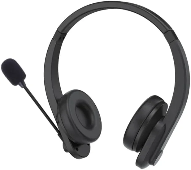 هدست تلفن سبک وزن، هدست بازی، میکروفون قابل تنظیم 180 درجه، هدفون استریو دو گوشی